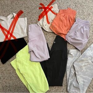 lululemon bundle set! Align Leggings, Hotty Hot shorts